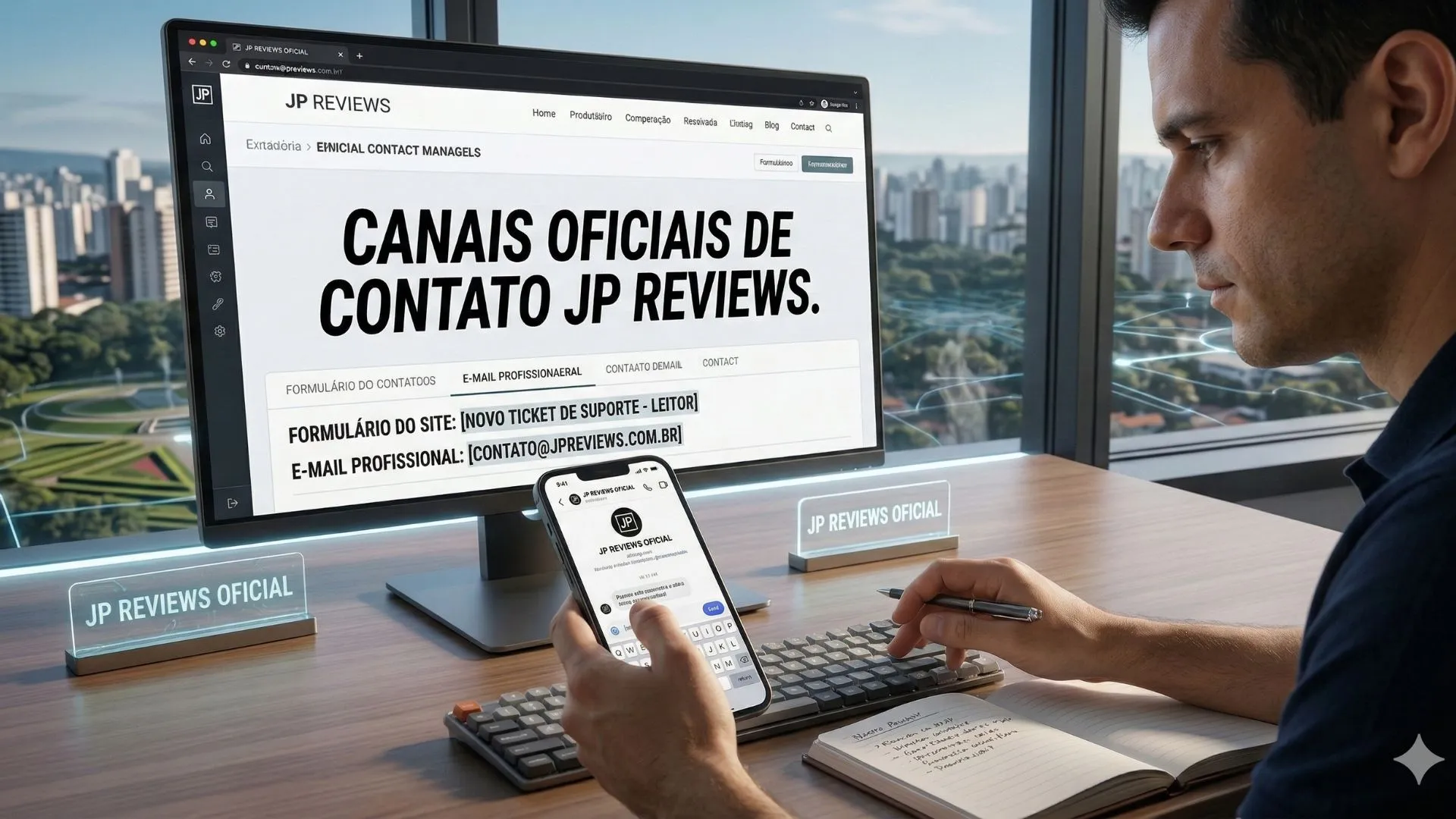 Como falar com o JP Reviews Nossos Canais Oficiais de Contato e Atendimento