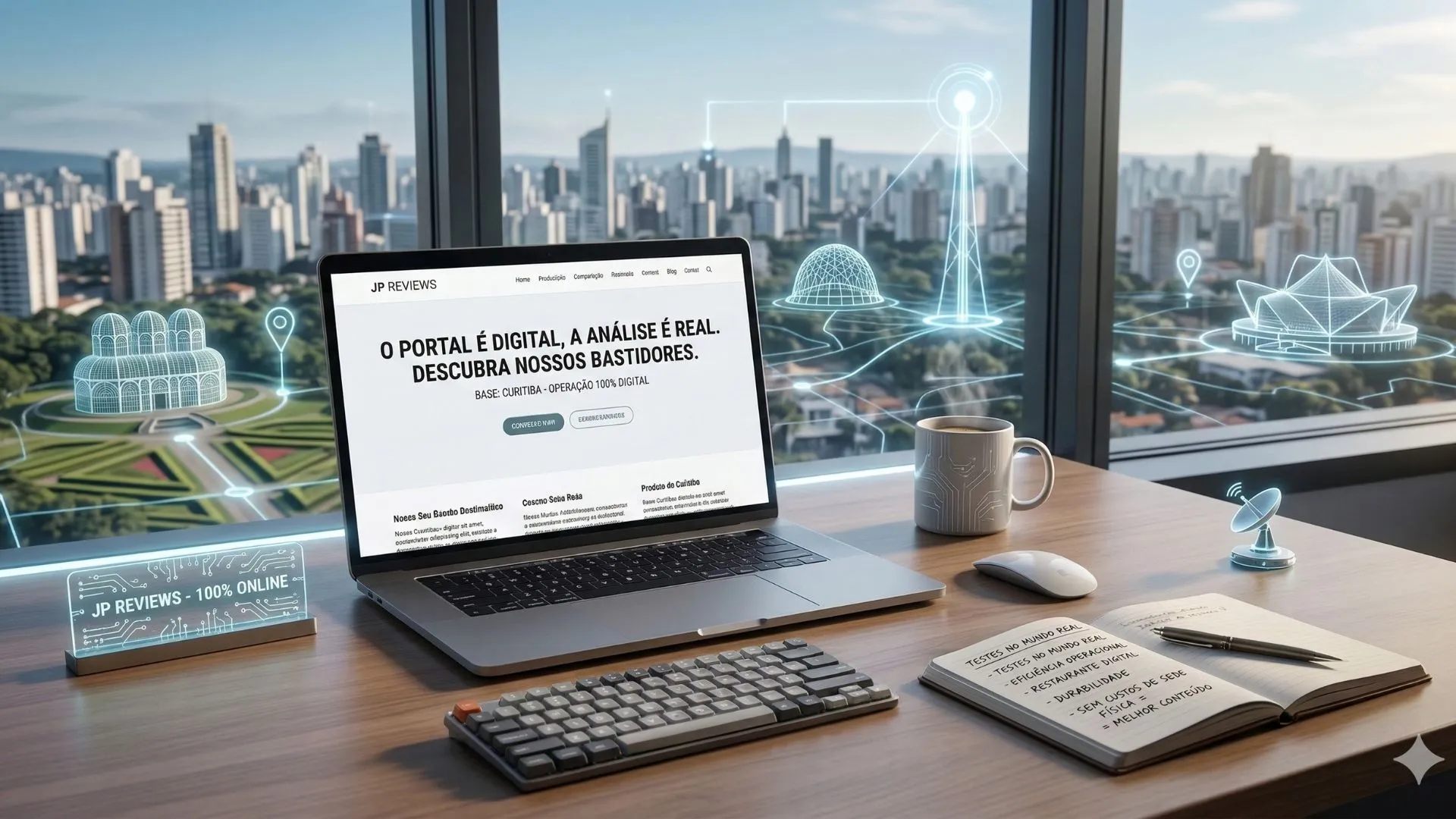 O portal JP Reviews possui uma sede física Descubra como funcionam nossos bastidores